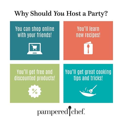 Host A Pampered Chef Virtual Party and Enjoy Free Products! Real