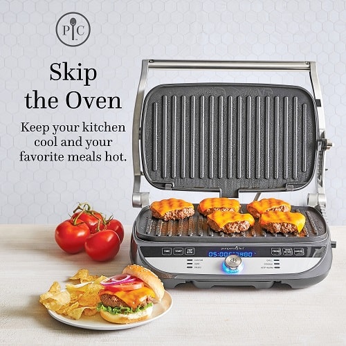 Deluxe Electric Grill & Griddle - Shop