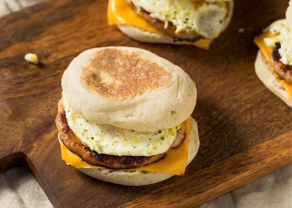 Sausage, Egg & Cheese English Muffin